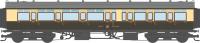4P-021-502 Dapol GWR Corridor Toplight 1947 Choc.& Crm Great Wes